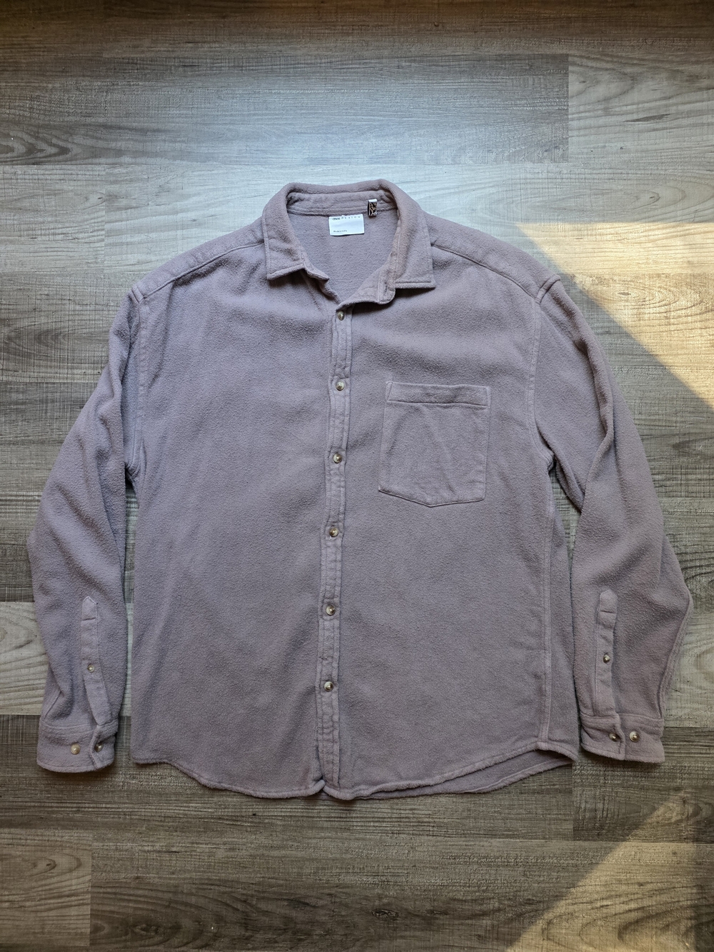 ASOS Men's Lavender Button-Up Shirt